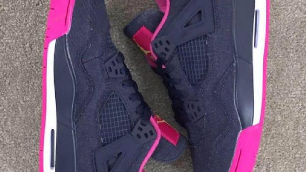 Nike Air Jordan 4 Dívčí Boty Pro Muže Černé