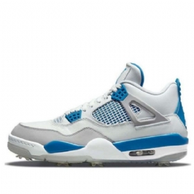 Nike Air Jordan 4 Golf Retro Basketbalové Boty Pro Muže Modré