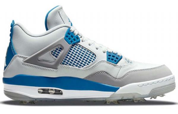 Nike Air Jordan 4 Golf Retro Basketbalové Boty Pro Muže Modré