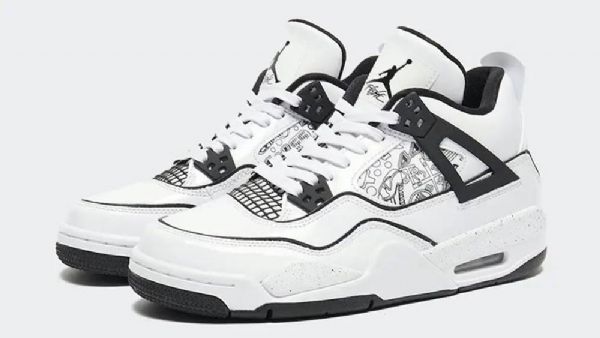 Nike Air Jordan 4 Gs Diy Boty Pro Muže Bílé