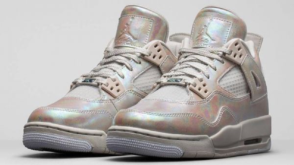 Nike Air Jordan 4 Gs Pearl Boty Pro Muže Stříbrné