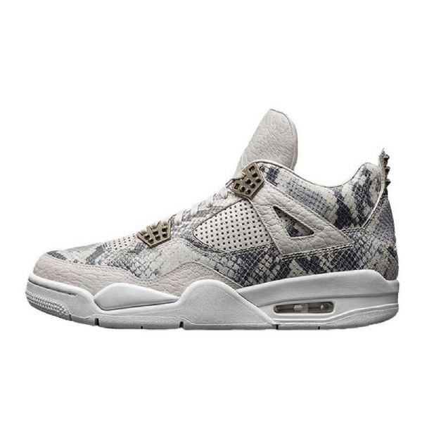 Nike Air Jordan 4 Prémiové Boty Pro Muže Šedé