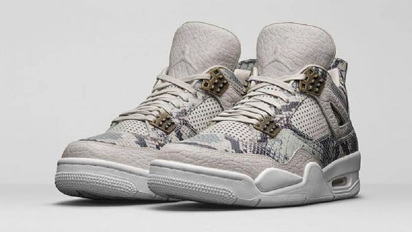 Nike Air Jordan 4 Prémiové Boty Pro Muže Šedé