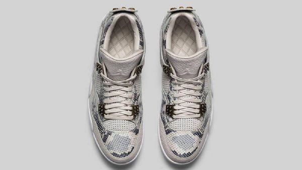 Nike Air Jordan 4 Prémiové Boty Pro Muže Šedé