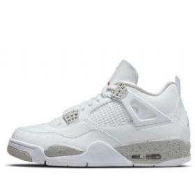 Nike Air Jordan 4 Retro Basketbalové Boty Pro Muže Bílé