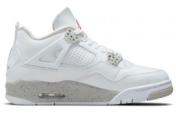 Nike Air Jordan 4 Retro Basketbalové Boty Pro Muže Bílé
