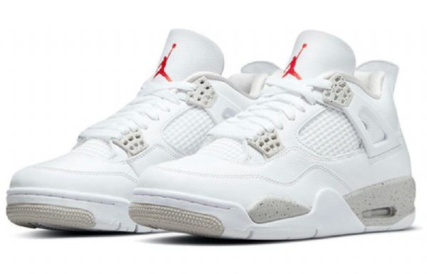 Nike Air Jordan 4 Retro Basketbalové Boty Pro Muže Bílé