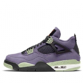 Nike Air Jordan 4 Retro Basketbalové Boty Pro Muže Fialové