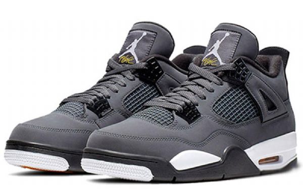 Nike Air Jordan 4 Retro Basketbalové Boty Pro Muže Šedé