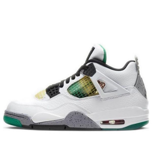 Nike Air Jordan 4 Retro Basketbalové Boty Pro Ženy Bílá Zelená