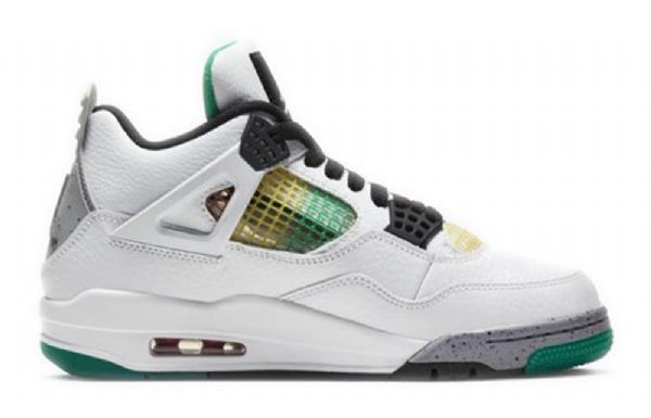 Nike Air Jordan 4 Retro Basketbalové Boty Pro Ženy Bílá Zelená