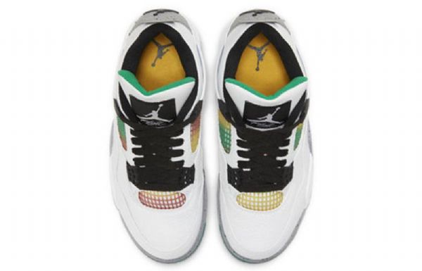 Nike Air Jordan 4 Retro Basketbalové Boty Pro Ženy Bílá Zelená