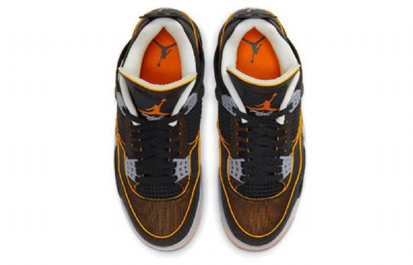 Nike Air Jordan 4 Retro Basketbalové Boty Pro Ženy Černé