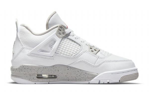 Nike Air Jordan 4 Retro Gs Basketbalové Boty Pro Muže Bílé