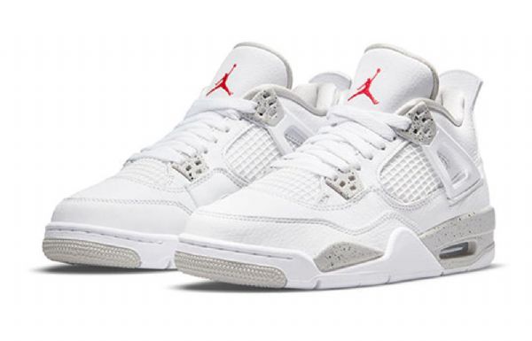 Nike Air Jordan 4 Retro Gs Basketbalové Boty Pro Muže Bílé