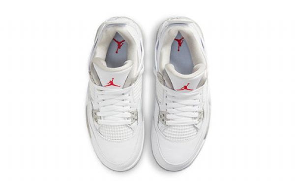 Nike Air Jordan 4 Retro Gs Basketbalové Boty Pro Muže Bílé