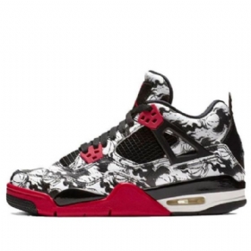Nike Air Jordan 4 Retro Gs Basketbalové Boty Pro Muže Černé