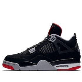 Nike Air Jordan 4 Retro Og Basketbalové Boty Pro Muže Černočervené