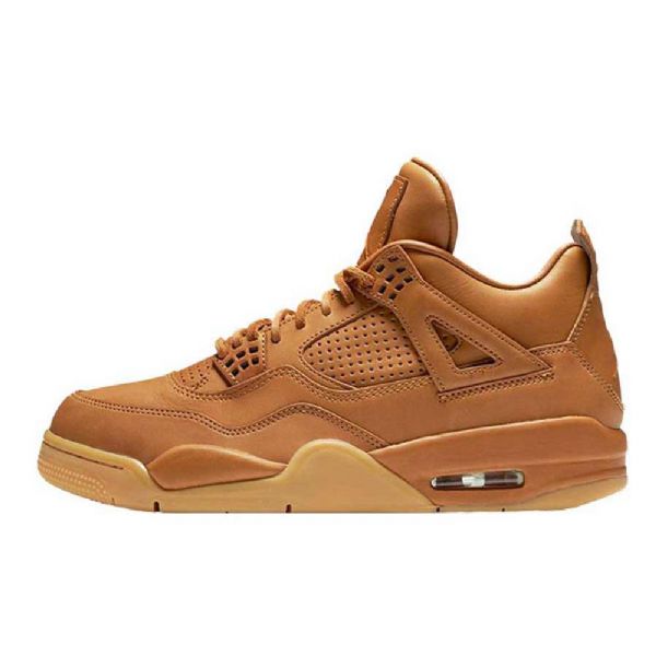 Nike Air Jordan 4 Retro Prémiové Zázvorové Boty Pro Muže Hnědé