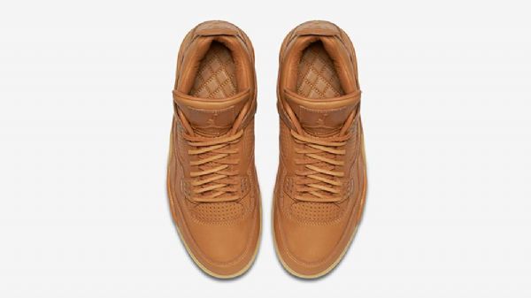 Nike Air Jordan 4 Retro Prémiové Zázvorové Boty Pro Muže Hnědé