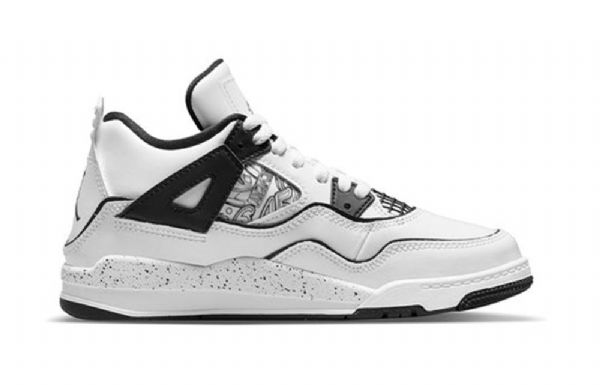 Nike Air Jordan 4 Retro Ps Basketbalové Boty Pro Muže Bílé