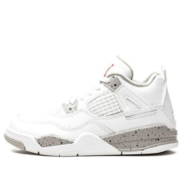 Nike Air Jordan 4 Retro Ps Basketbalové Boty Pro Muže Bílé