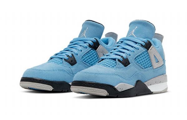Nike Air Jordan 4 Retro Ps Basketbalové Boty Pro Muže Modré