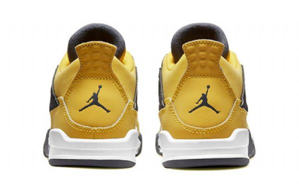 Nike Air Jordan 4 Retro Ps Basketbalové Boty Pro Muže Žluté