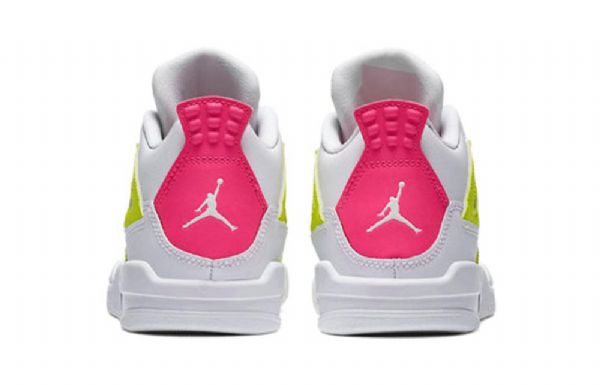 Nike Air Jordan 4 Retro Se Ps Basketbalové Boty Pro Děti Bílý Lemon