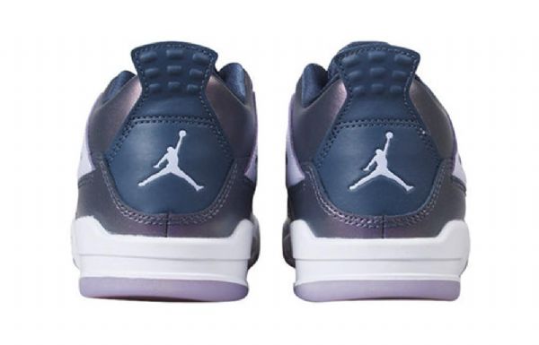 Nike Air Jordan 4 Retro Se Ps Basketbalové Boty Pro Děti Pro Modré