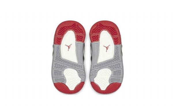 Nike Air Jordan 4 Retro Td Basketbalové Boty Pro Muže Černo-červené
