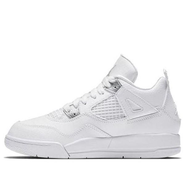 Nike Air Jordan 4 Retro Td Dětské Basketbalové Boty Bílé