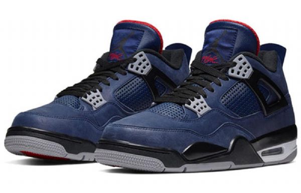 Nike Air Jordan 4 Zimní Retro Basketbalové Boty Pro Muže Modré