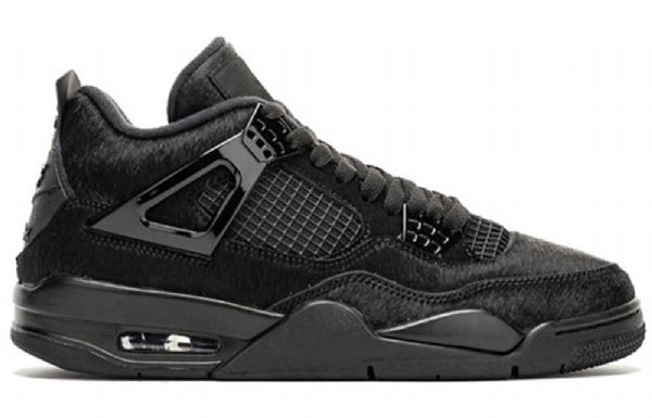 Nike Olivia Kim Air Jordan 4 Retro Basketbalové Boty Pro Ženy Černé