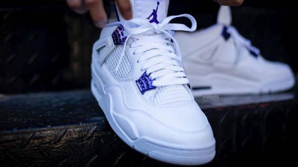 Pánské 4 Kurty Nike Air Jordan Fialové