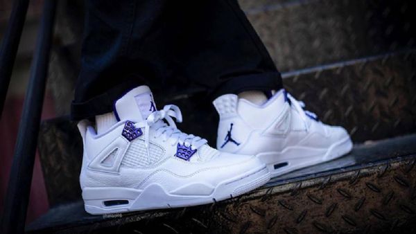 Pánské 4 Kurty Nike Air Jordan Fialové