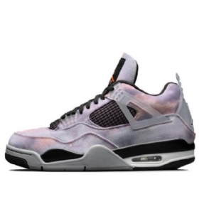 Pánské Basketbalové Boty Nike Air Jordan 4 Retro Černá Nachový