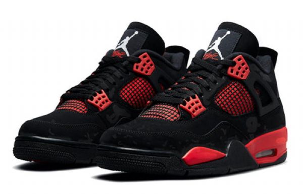 Pánské Basketbalové Boty Nike Air Jordan 4 Retro Červené