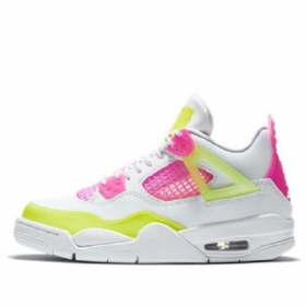 Pánské Basketbalové Boty Nike Air Jordan 4 Retro Gs Bílý Lemon