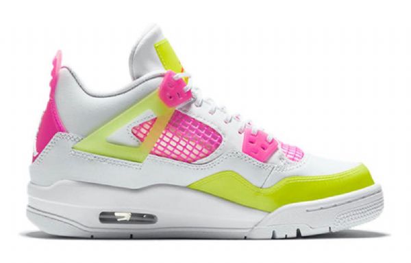 Pánské Basketbalové Boty Nike Air Jordan 4 Retro Gs Bílý Lemon