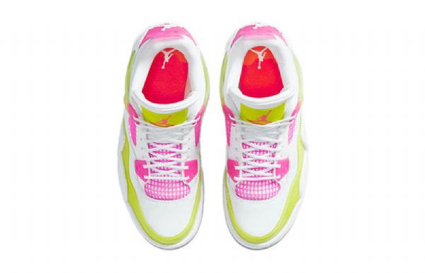 Pánské Basketbalové Boty Nike Air Jordan 4 Retro Gs Bílý Lemon