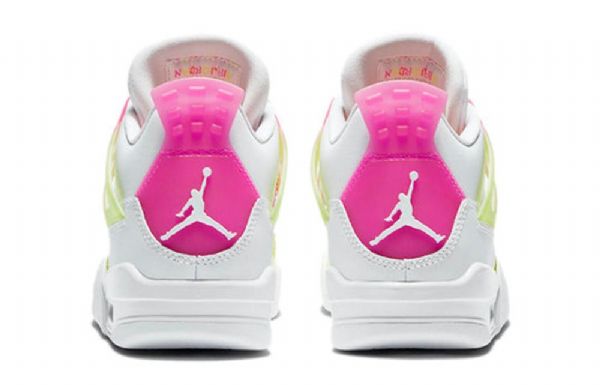Pánské Basketbalové Boty Nike Air Jordan 4 Retro Gs Bílý Lemon