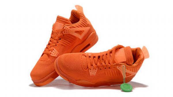 Pánské Boty Nike Air Jordan 4 Flyknit Oranžová