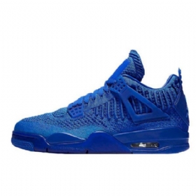 Pánské Boty Nike Air Jordan 4 Flyknit Royal Modrý
