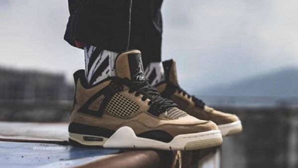 Pánské Boty Nike Air Jordan 4 Mushroom Hnědé