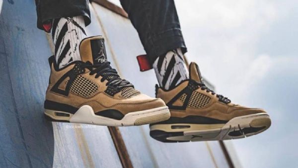 Pánské Boty Nike Air Jordan 4 Mushroom Hnědé