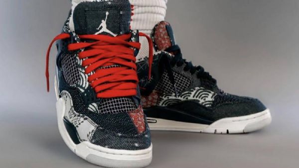 Pánské Boty Nike Air Jordan 4 Sashiko Deep Ocean Tmavě Modrá Modrý