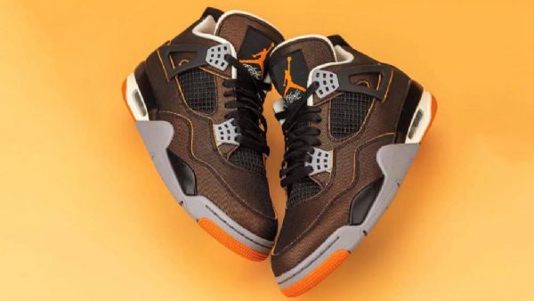 Pánské Boty Nike Air Jordan 4 Starfish Hnědé