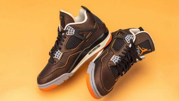 Pánské Boty Nike Air Jordan 4 Starfish Hnědé