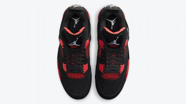 Pánské Boty Nike Air Jordan 4 Thunder Černá Červený